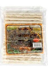 Lion - Lion Beyaz Twist Dolu Kemik 13 cm 20-30gr 30 lu