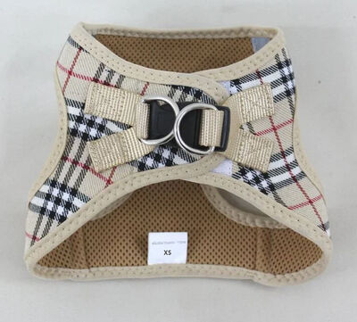 Lionpet L- XL Karışık Burberry Gögüs Tasması - 1