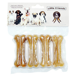 Little Friends Naturel Pres Kemik 7 cm/20-25g 4 lü