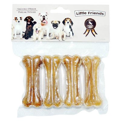 Little Friends Naturel Pres Kemik 7 cm/20-25g 4 lü - 1