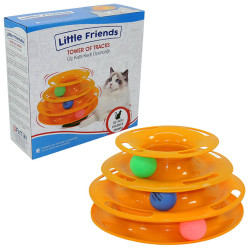 Little Friends - Little Friends Üç Katlı Toplu Kedi Oyuncağı