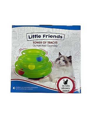 Little Friends Üç Katlı Toplu Kedi Oyuncağı - 1