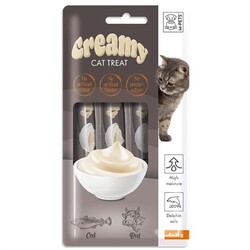 M-PETS Creamy Morina Balıklı Biftekli  Kedi Ödülü 4x15gr 