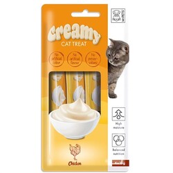 M-PETS - M-PETS Creamy Tavuklu Kedi Ödülü 4x15gr 