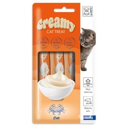 M-PETS Creamy Yengeçli Kedi Ödülü 4x15gr 