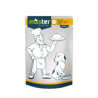 Master Tavuklu  Pouch Köpek  Maması Jöle  80g - 1