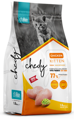 Maya Family Chedy Tavuklu Yavru Kedi Maması 1,5kg - 1