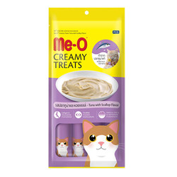 ME-O - 7 ME-O Creamy Treats Tuna with Scallop - Ton Balıklı Deniz Taraklı Krem Kedi Ödülü 60g