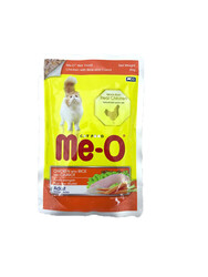 ME-O - ME-O Tavuk ile Pirinç ve Havuç Kedi Yaşmama 80gr