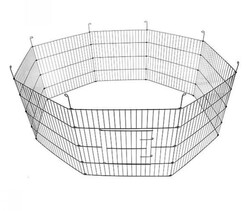 Metal Kedi Köpek Çiti Siyah 61x91cm