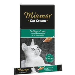 Miamor - Miamor Cat Cream Tavuklu Kedi Ödülü 6x15g