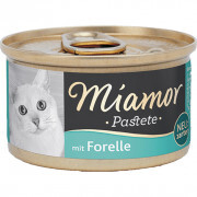 Miamor - Miamor Pastate Alabalıklı Kedi Konservesi 85g