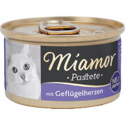 Miamor - Miamor Pastate Yürekli Kedi Konservesi 85g