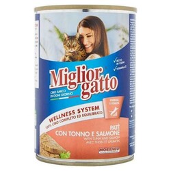 Miglior Gatto Samon Ton Pate  Kedi Konservesi 400 Gr