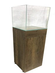 Mobilyalı Akvaryum Barok 60x40x40 cm 8mm Ön ve Yan Ext Clear Cam
