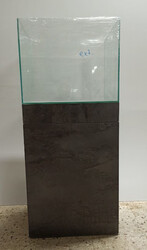 Mobilyalı Akvaryum Gri Ön ve Yanlar Ext Clear Cam 30x30x30 cm 6mm