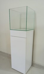 Mobilyalı Akvaryum İroni Ada Ön ExtClear Cam  50x40x40 cm 6mm Cam