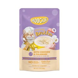 Moochie Çorba Kedi Ödülü Tavuk-Kalamar 40 Gr