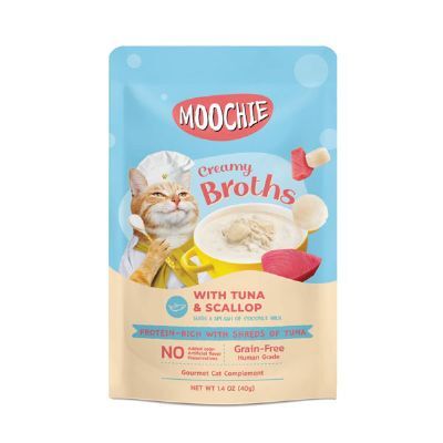 Moochie Çorba Kedi Ödülü Ton-Deniz Tarağı 40 Gr - 1