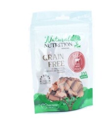 Natural Nutrition Biftek Eti Minik Taneler Köpek Ödülü 75gr Tahılsız