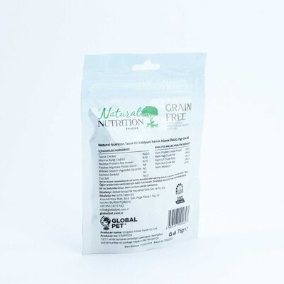 Natural Nutrition Tavuk Eti Kalsiyum Kemik Köpek Ödülü 75gr Tahılsız - 3