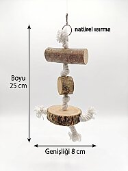 Naturel Isırma  Kuş oyuncağı 