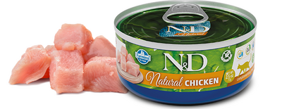 N&D Natural Tavuk Yaş Kedi Maması 70gr - 1