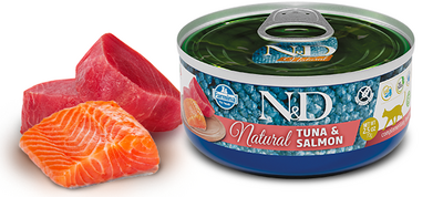 N&D Natural Tuna Somon Yaş Kedi Maması 70gr - 1