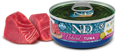 N&D Natural Tuna Yaş Kedi Maması 70gr