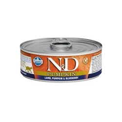 N&D Pumpkin Kuzulu Bal Kabağı Yaban Mersini Yaş Kedi Maması 70gr