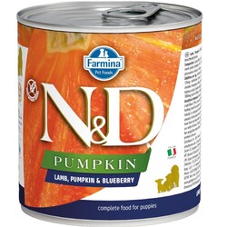 N&D Pumpkin Puppy Kuzulu Yabanmersinli Balkabaklı Yavru Köpek Konservesi 285gr