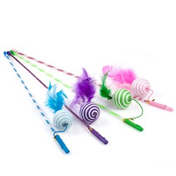 Nunbell Kedi Oltası Tüylü Top 6050