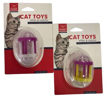Nunbell Kedi Oyuncağı Zilli Silindir - 1