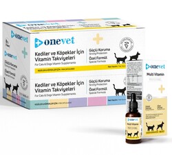 ONEVET - OneVet Kedi & Köpek Multi Vitamin Şurup 50 ml. 