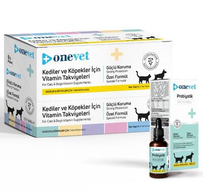 OneVet Kedi & Köpek Probiyotik Şurup 50 ml. - 1