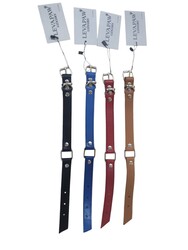 LEVAPAW - Ortası Tokalı 2,8mm Deri Köpek Tasması S BOY