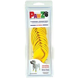 Pawz - Pawz Sarı XXS Köpek Galoşu