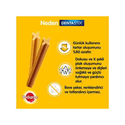 Pedigree Dentastix 3'lü Ödül Maması 77g - 3