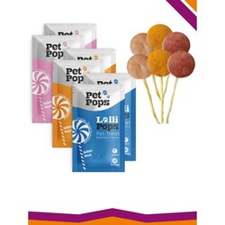 Pelagos - Pet Pops Karışık Lezzetli Lolipop