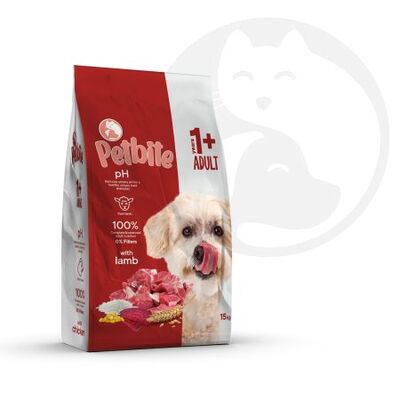 PETBİTE YETİŞKİN KÖPEK KUZU ETLİ 15 KG - 1
