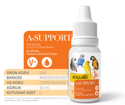 Petguard Kuş Vit Ast - Support 30 ml