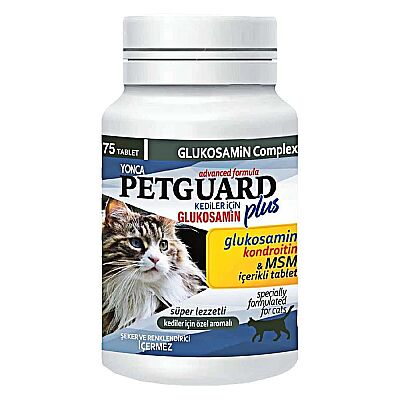 Petguard Kedi Glukosamin  Plus 75 Tablet  - 1