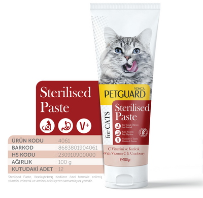 Petguard Sterilised Kedi Köpek Paste 100gr - 1