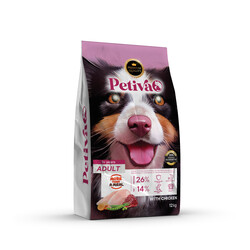 PETİVA YETİŞKİN KÖPEK TAVUK ETLİ 12 KG 