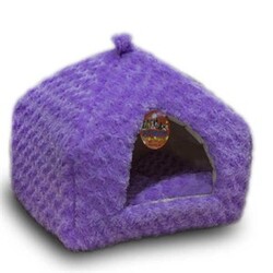 Piramit Peluş Yuva Lila 43x43x40cm