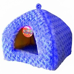 Piramit Peluş Yuva Mavi 43x43x40cm