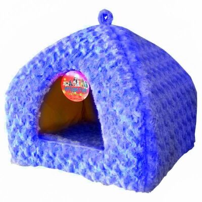 Piramit Peluş Yuva Mavi 43x43x40cm - 1