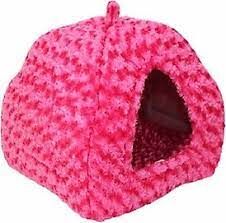 Piramit Peluş Yuva Pembe 43x43x40cm - 1