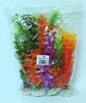 Plastik Akvaryum Bitkisi 6 lı - 1