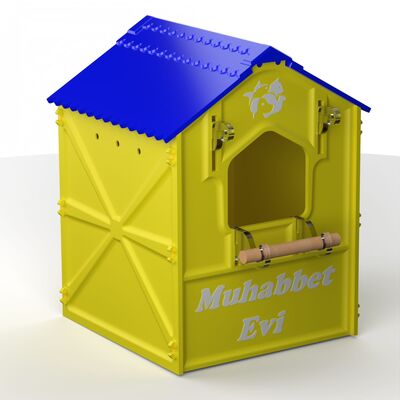 Plastik Demonte Muhabbet Yuvalık Mix 20x15x15